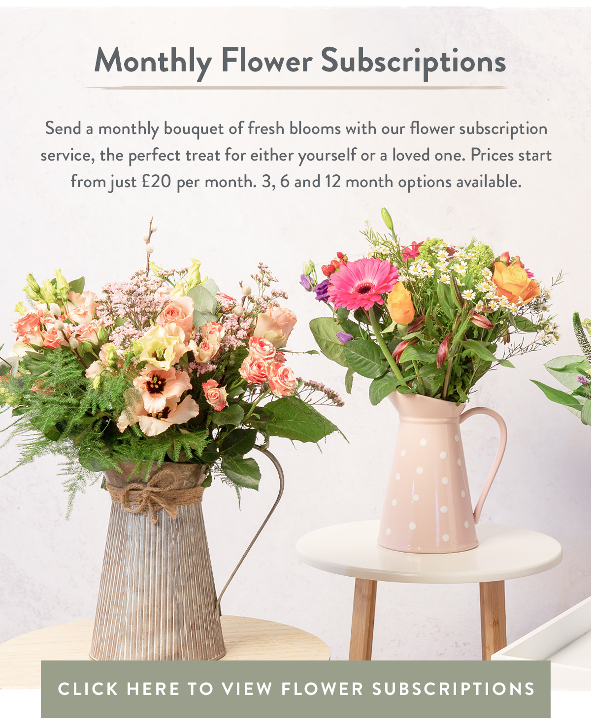 Monthly Flower Subscriptions