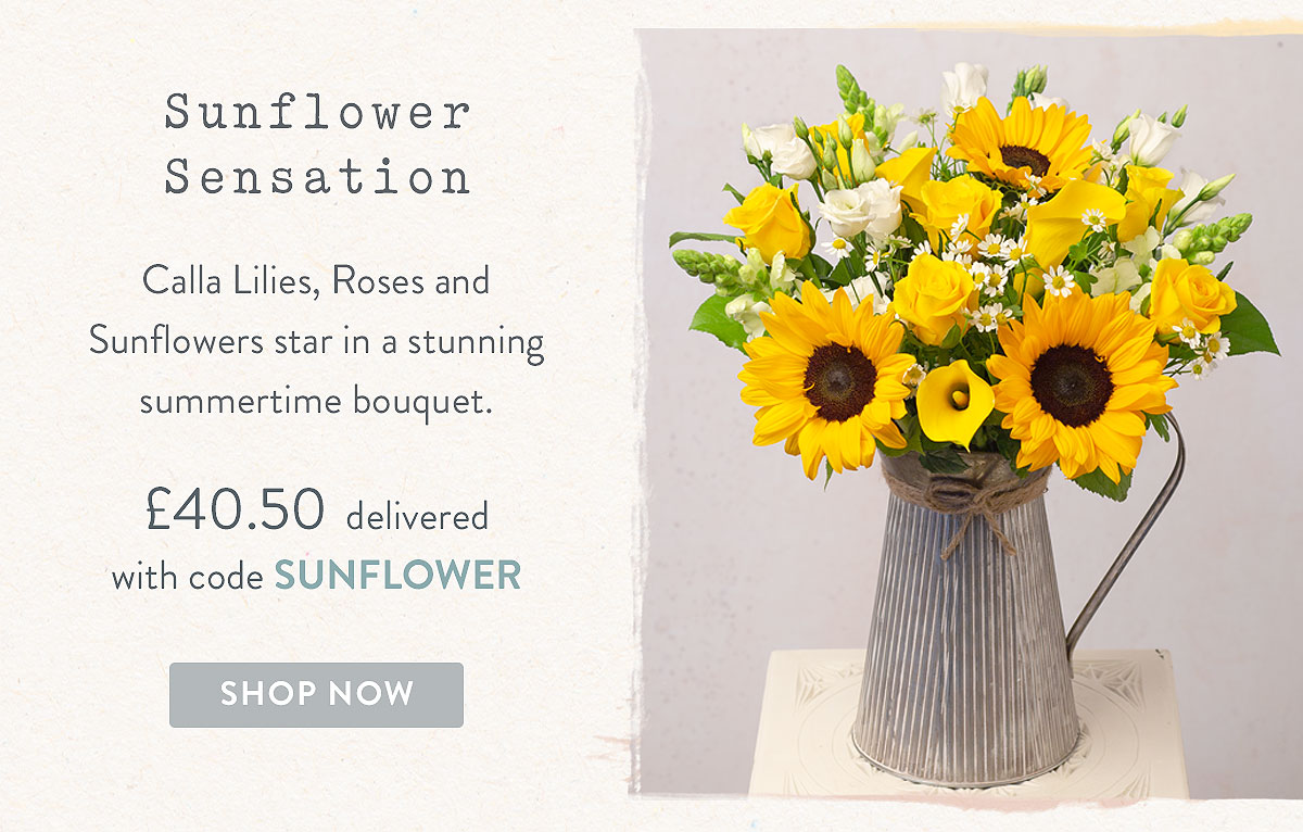 Sunflower Sensation- only &pound;40.50