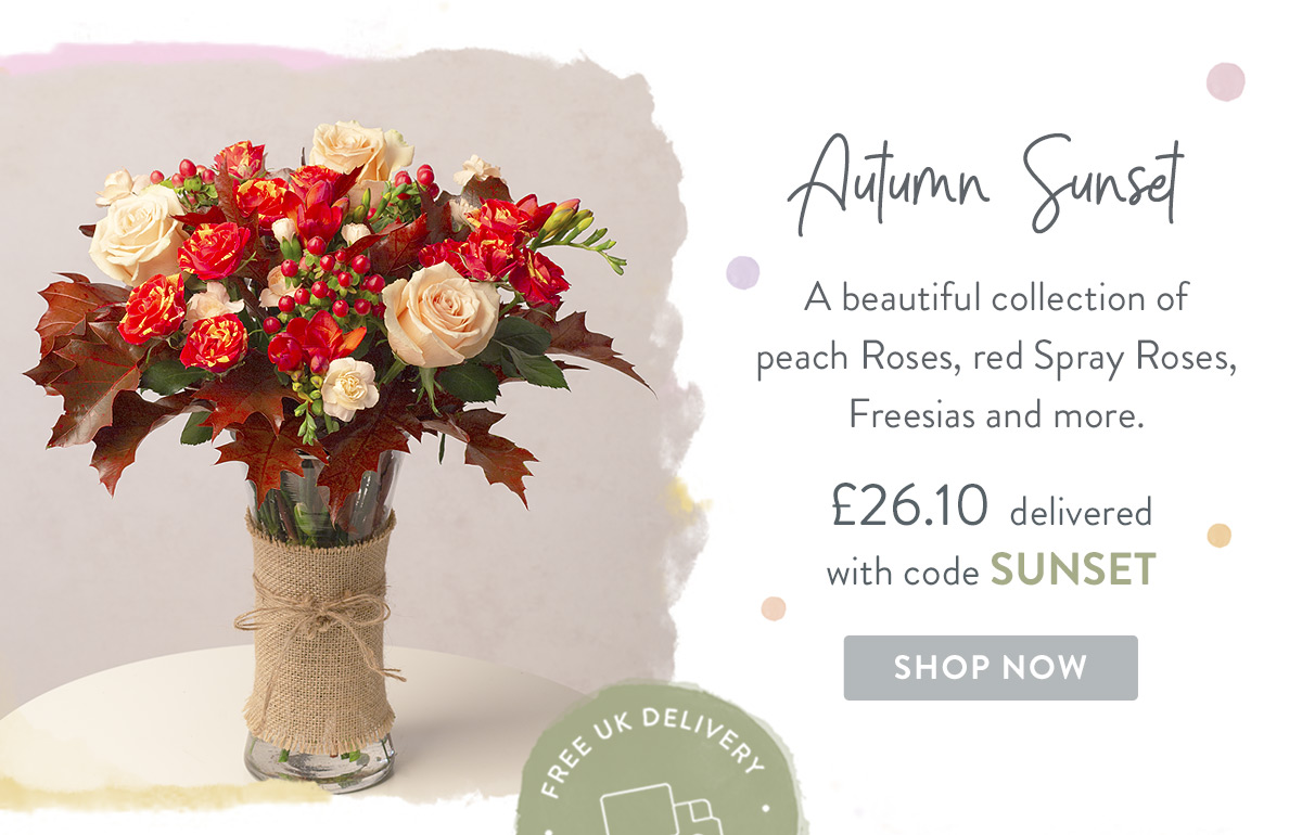 Autumn Sunset - only &pound;26.10 with promo code