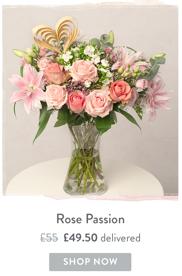 Rose Passion - Only &pound;49.50 delivered