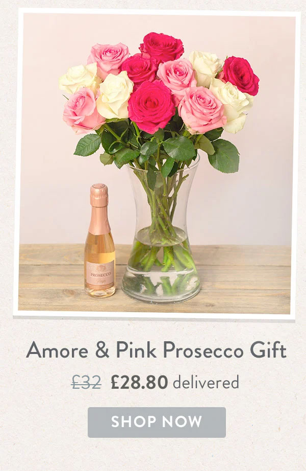 Amore & Pink Prosecco Gift - Only &pound;29.70 delivered