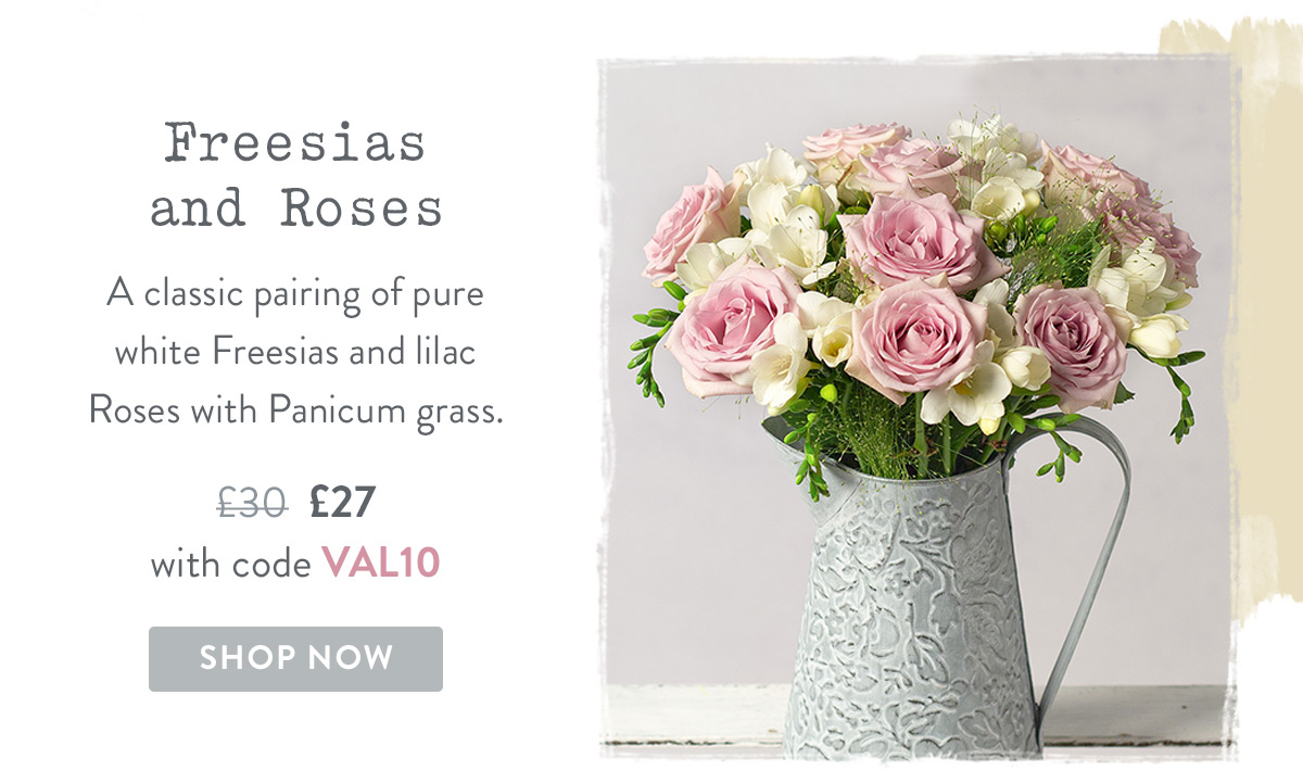 Freesias and Roses - only &pound;27