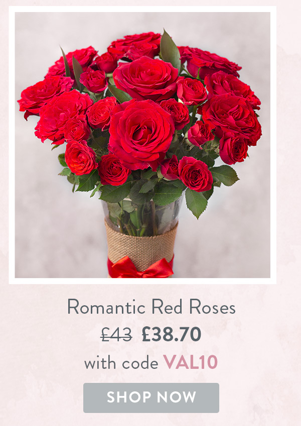 Romantic Red Roses - Only &pound;38.70