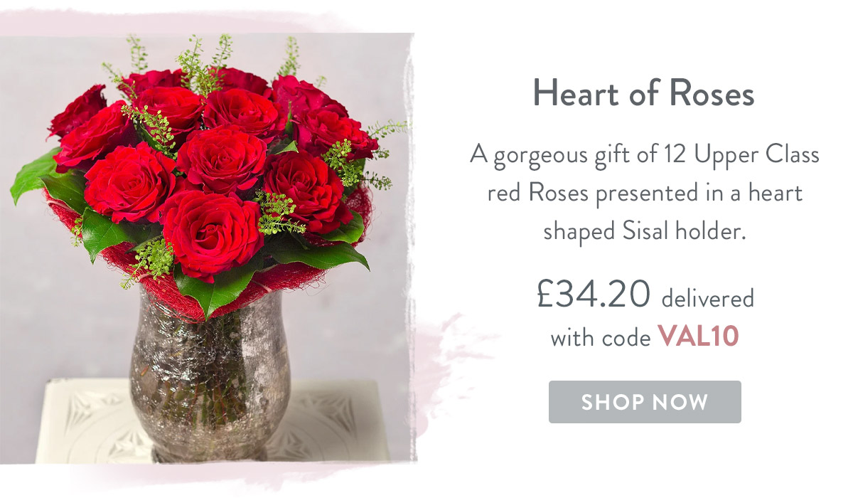 Heart of Roses - only &pound;34.20 delivered