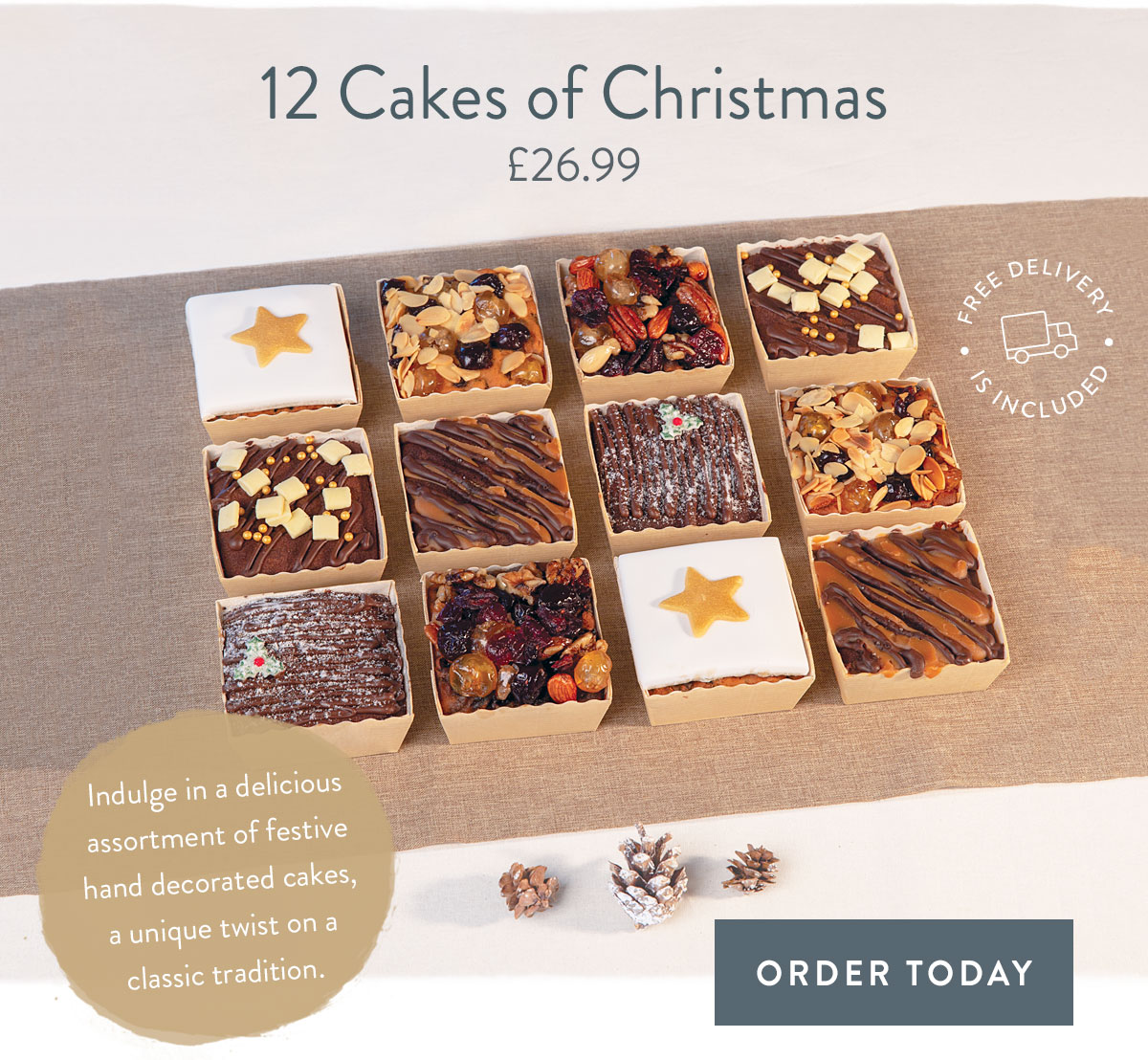 12 Cakes of Christmas - only &pound;26.99