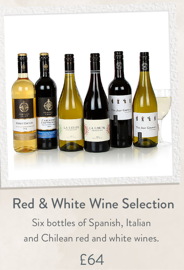 Red & White Wine Selection - Only &pound;64