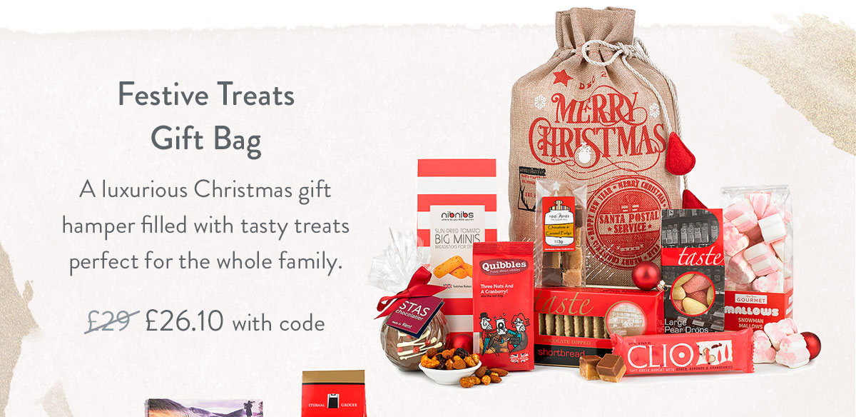 Festive Treats Gift Bag - only &pound;26.10 with code