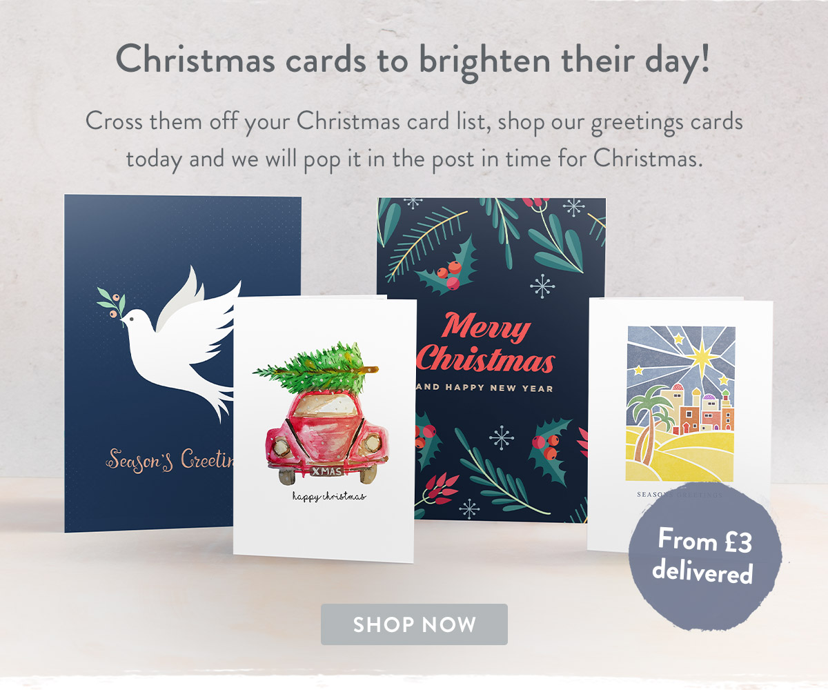 Christmas cards to brighten their day!