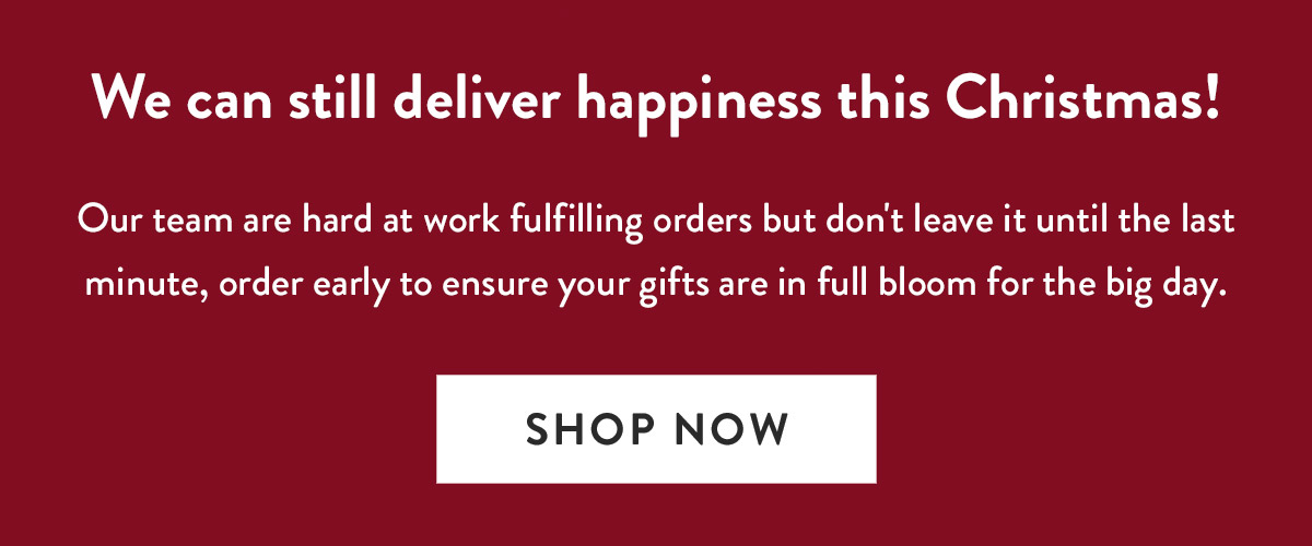 We can still deliver happiness this Christmas!