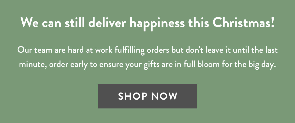 We can still deliver happiness this Christmas!
