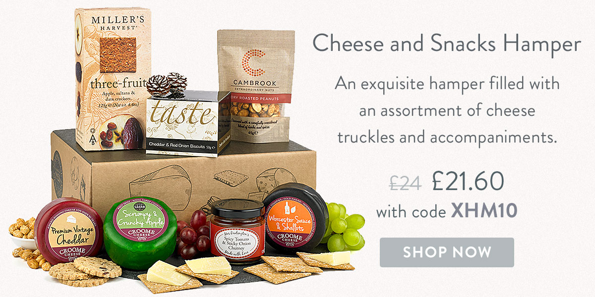 Cheese and Snacks Hamper - Only &pound;21.60 with code