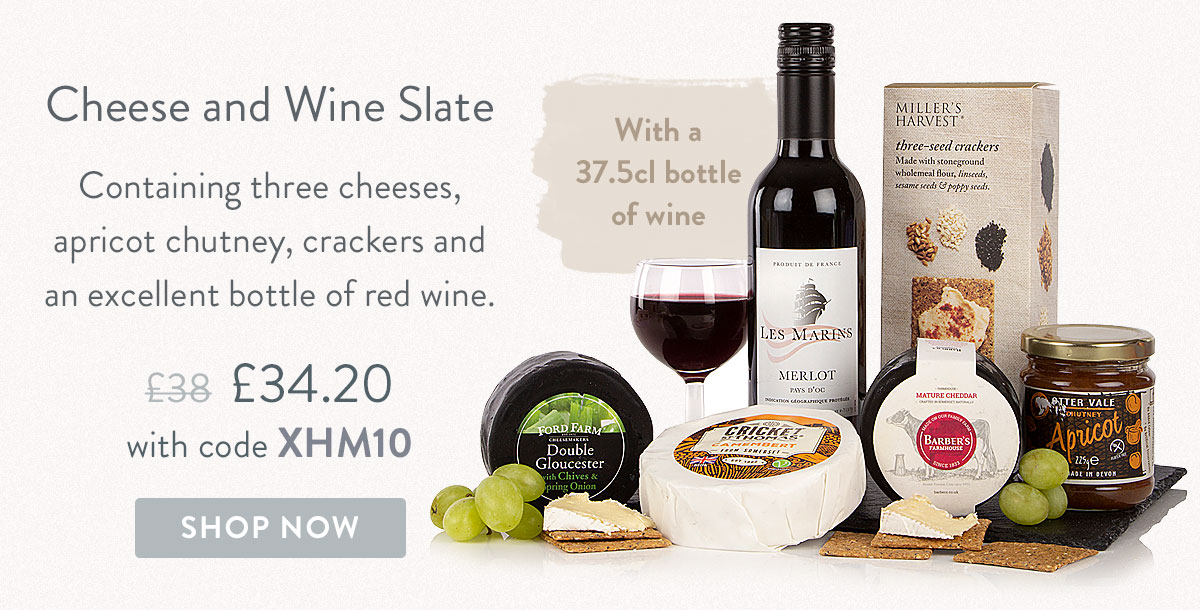 Cheese and Wine Slate - Only &pound;34.20 with code