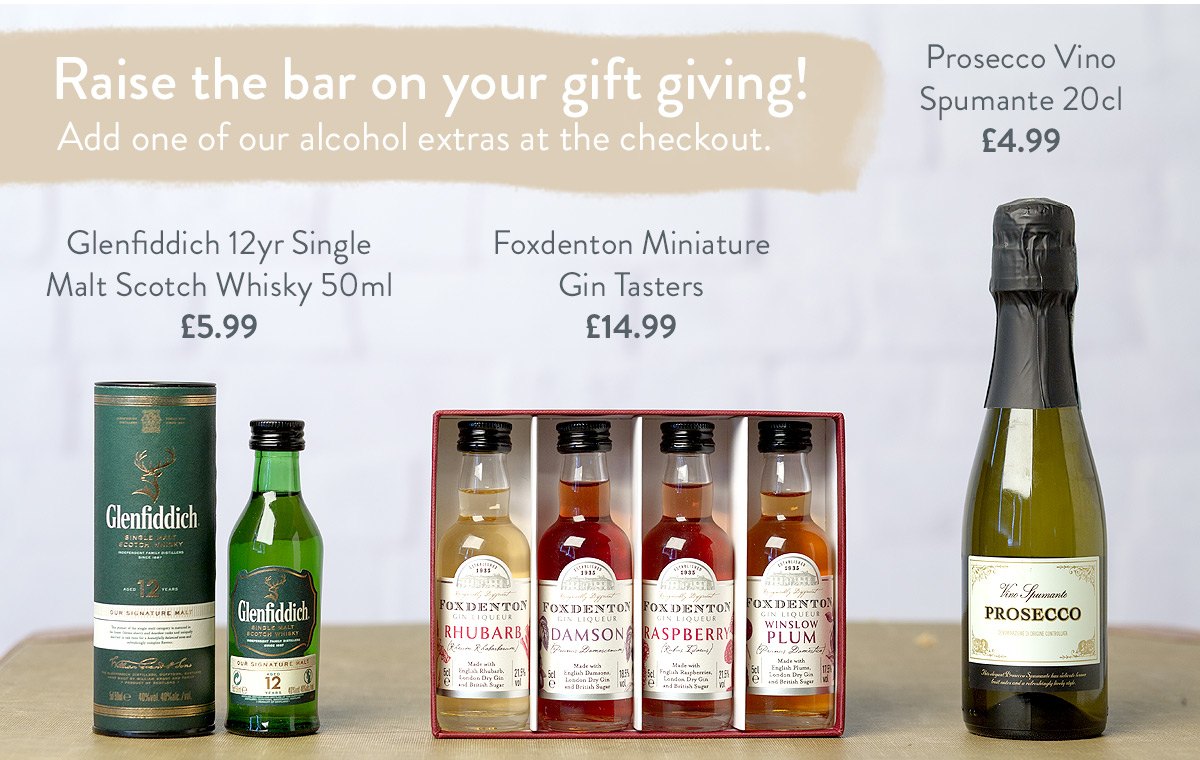 Why not add a little tipple to your gift?