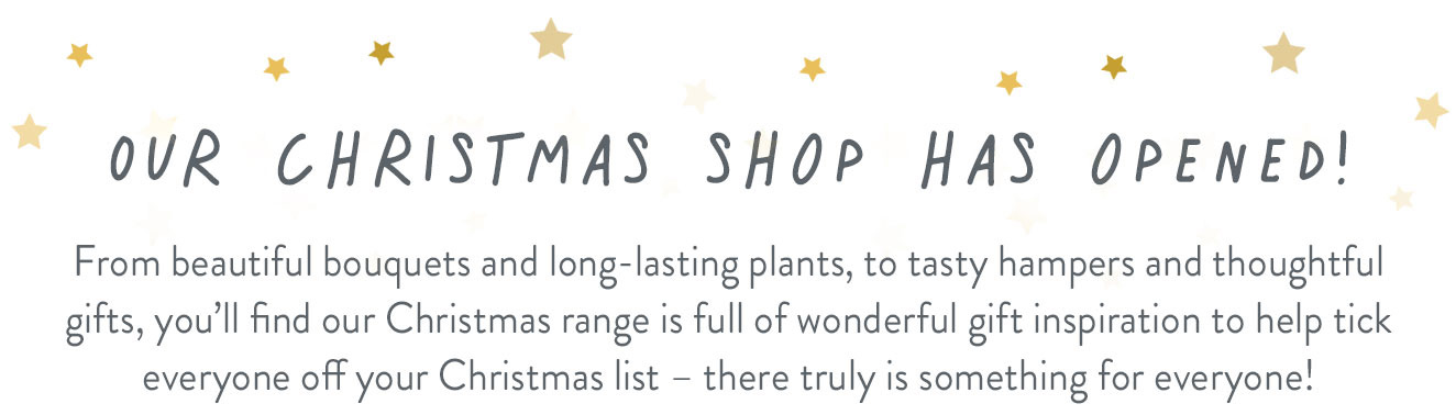 Our Christmas shop has opened