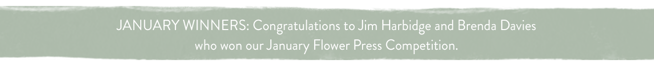 January Competition Winners