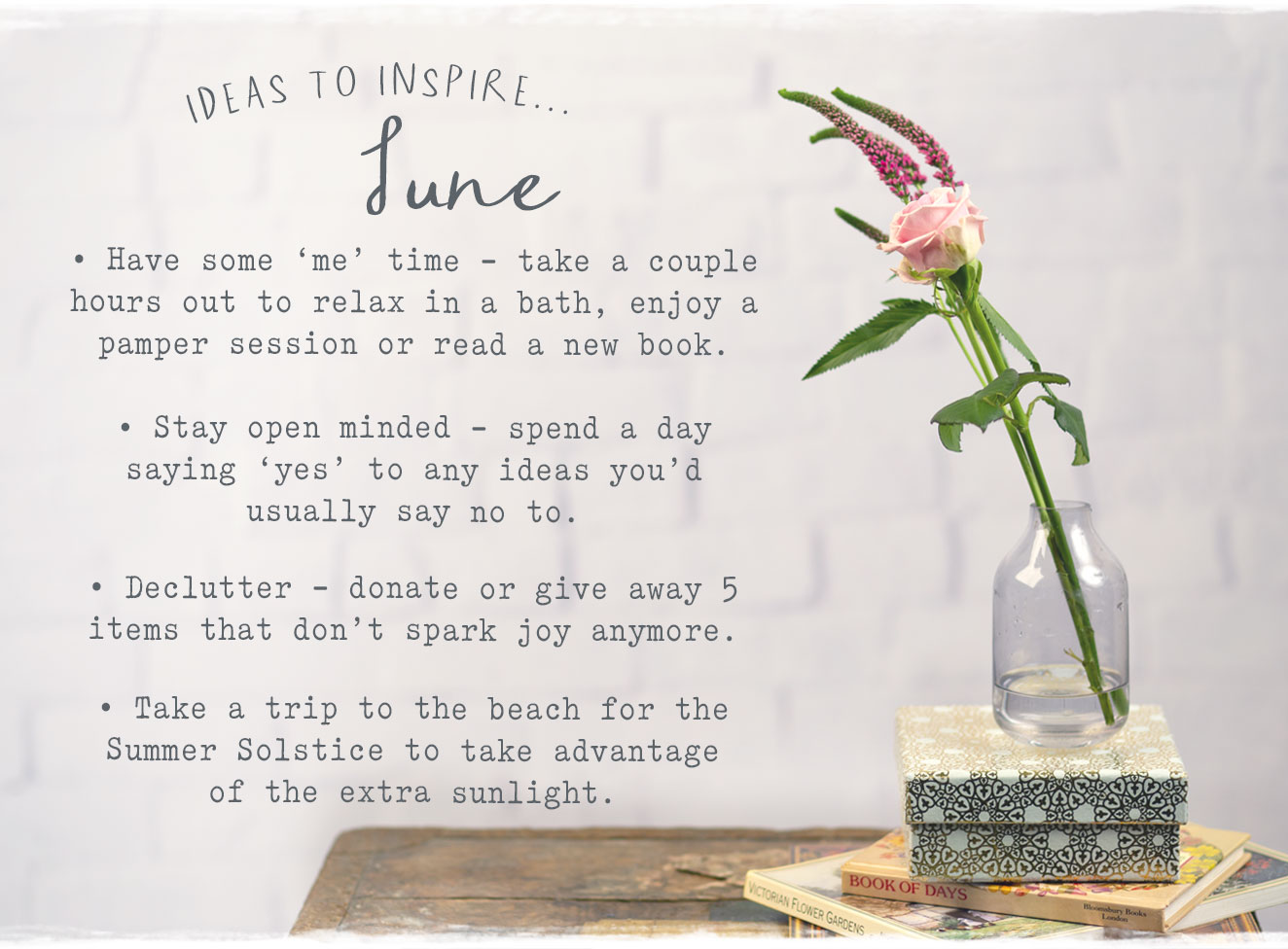 Ideas to inspire June...