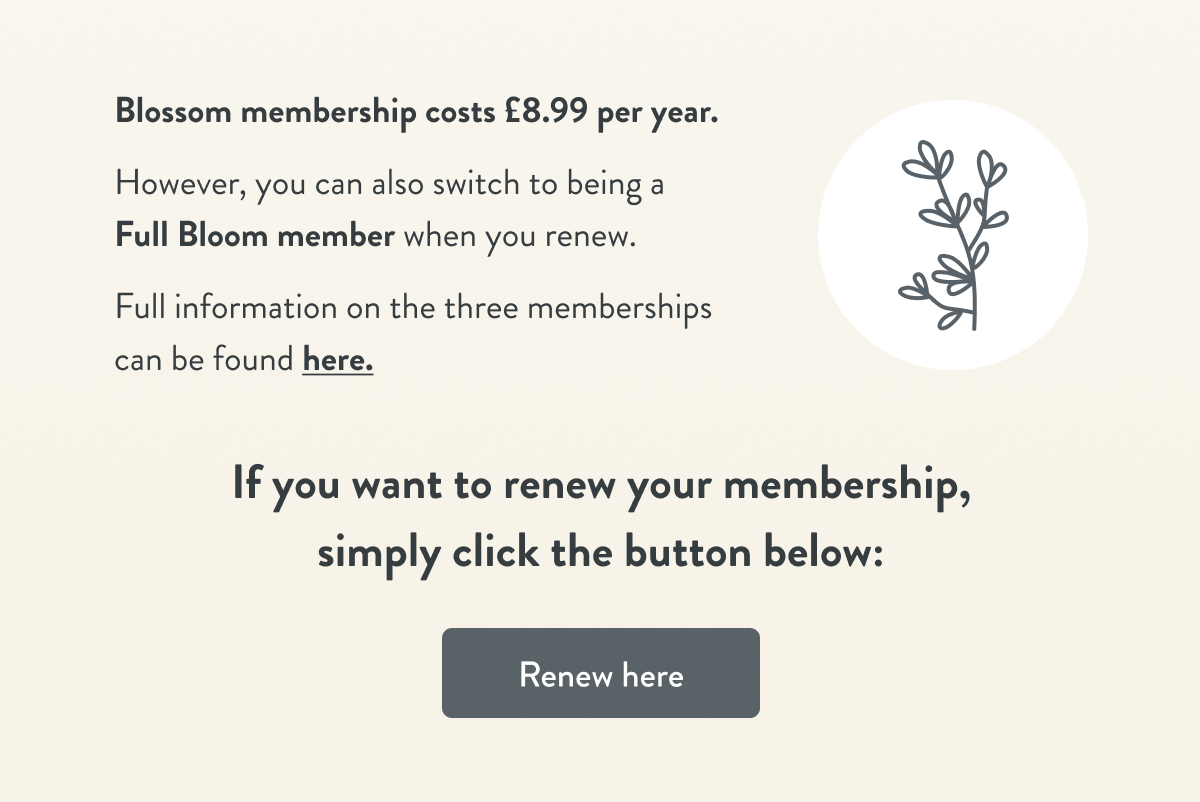 Membership renewal