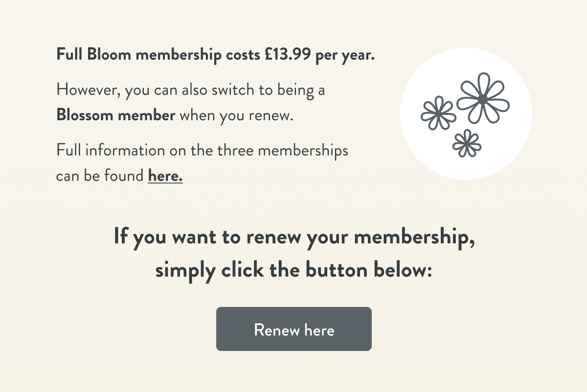 Membership renewal