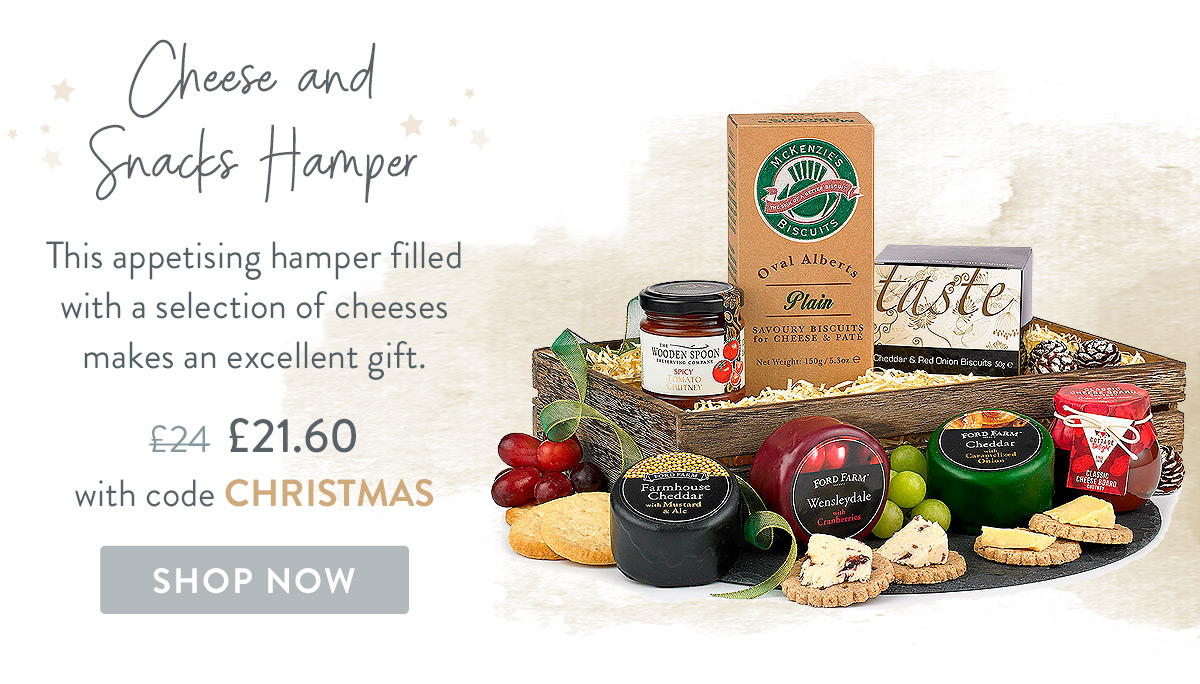 Cheese and Snacks Hamper - only &pound;21.60